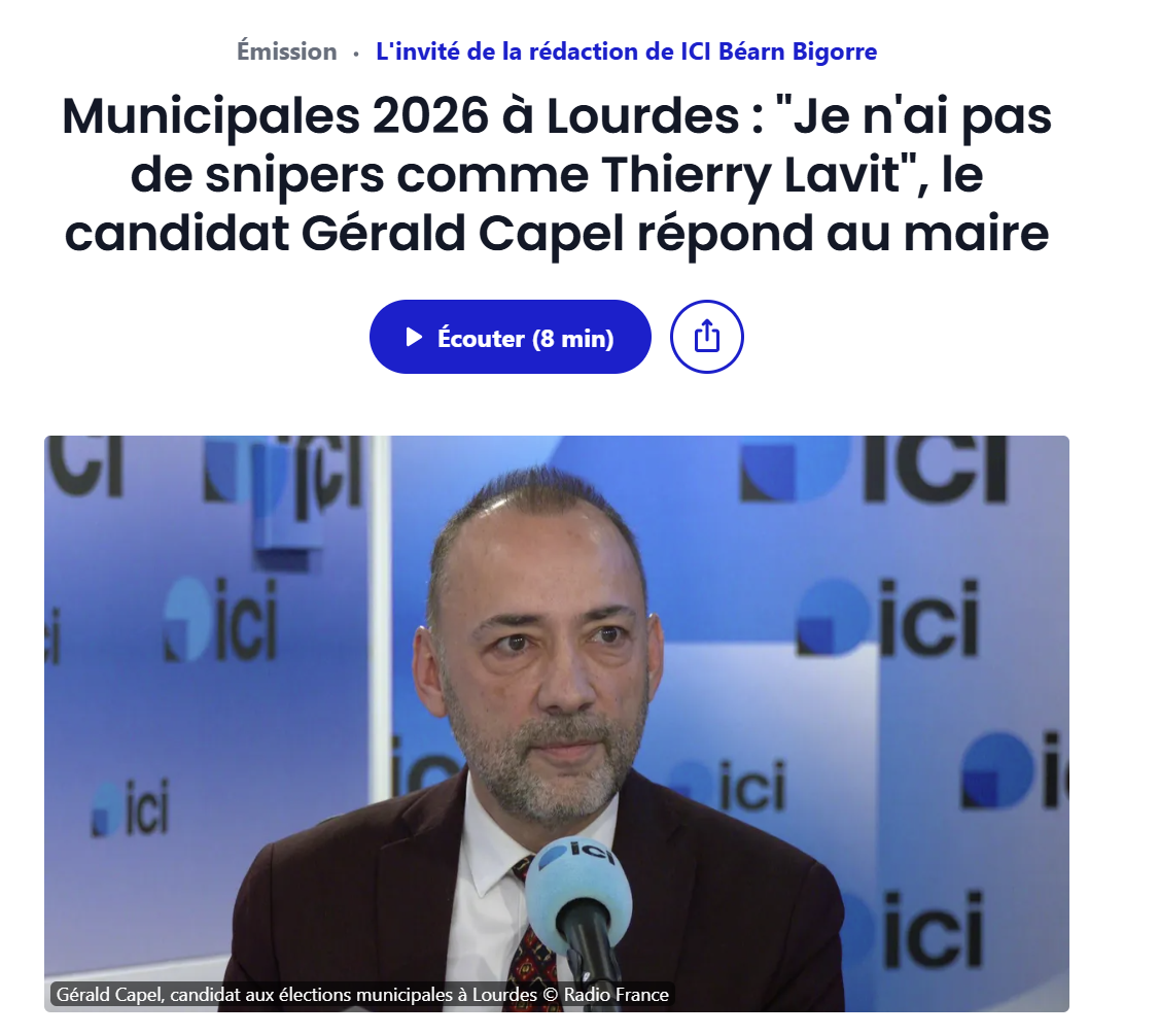 Gérald Capel répond aux attaques et réaffirme son projet pour Lourdes